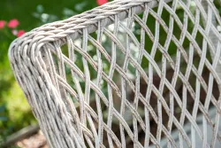 "Латте" обеденная группа плетеная, цвет бежевый