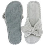 Тапочки женские домашние «COZY», цвет серо-голубой, р-р 36-37