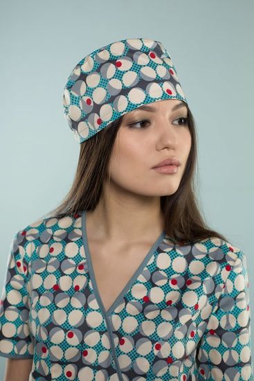 Колпак Z19-1929 (принт-стрейч/принт круги)