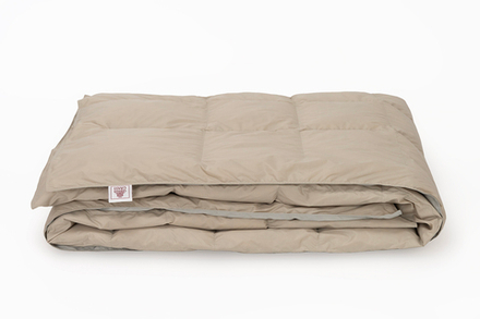 Плед дорожный пуховый 140х200 German Grass Travel Plaid серо-бежевый