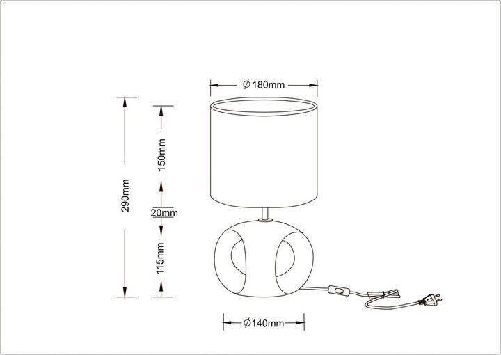 Настольная лампа Arte Lamp Zaurak A5035LT-1GO