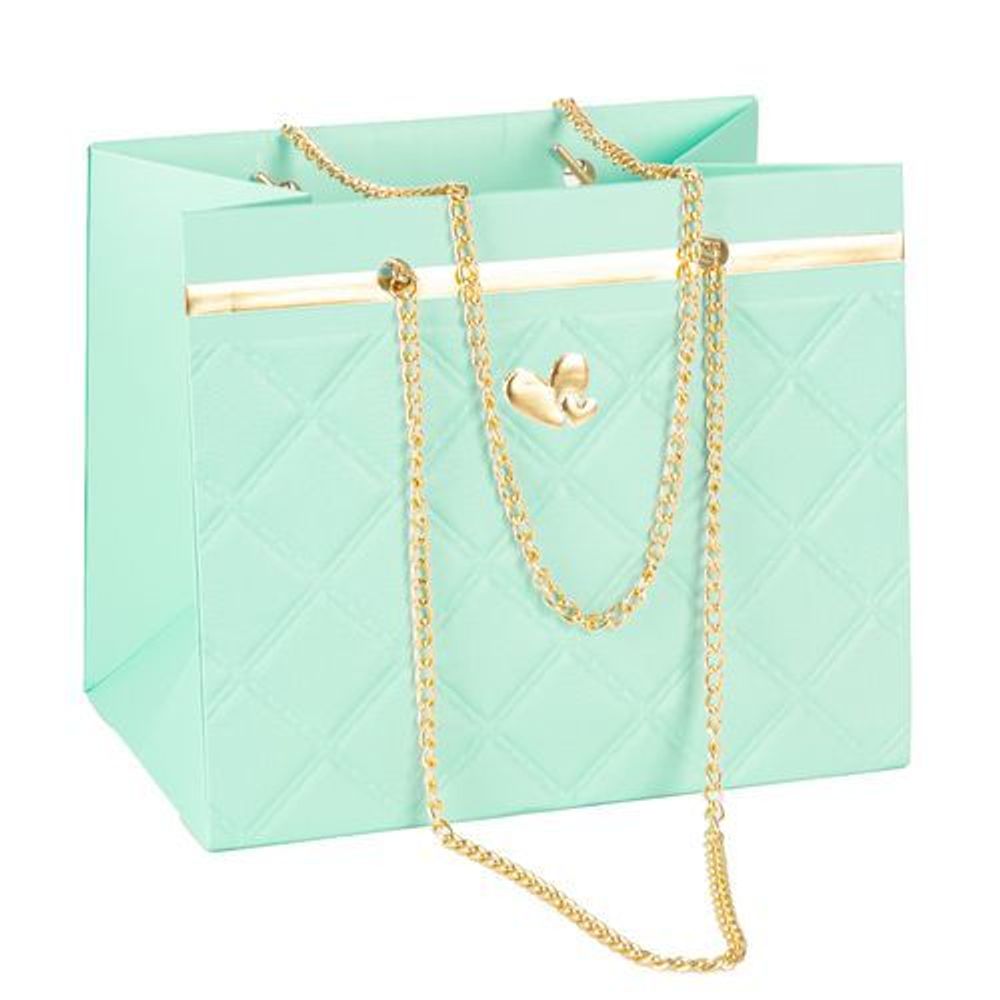 Пакет-сумка с цепочкой 18*12*15 ТИФФАНИ