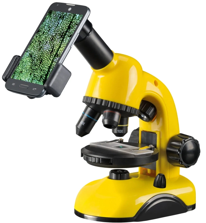 Микроскоп Bresser National Geographic 40x-800x с держателем для смартфона