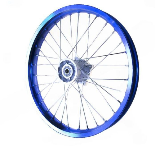 Обод передний 17" (1,60-R17 d=15mm) алюминий/синий 4x100x76