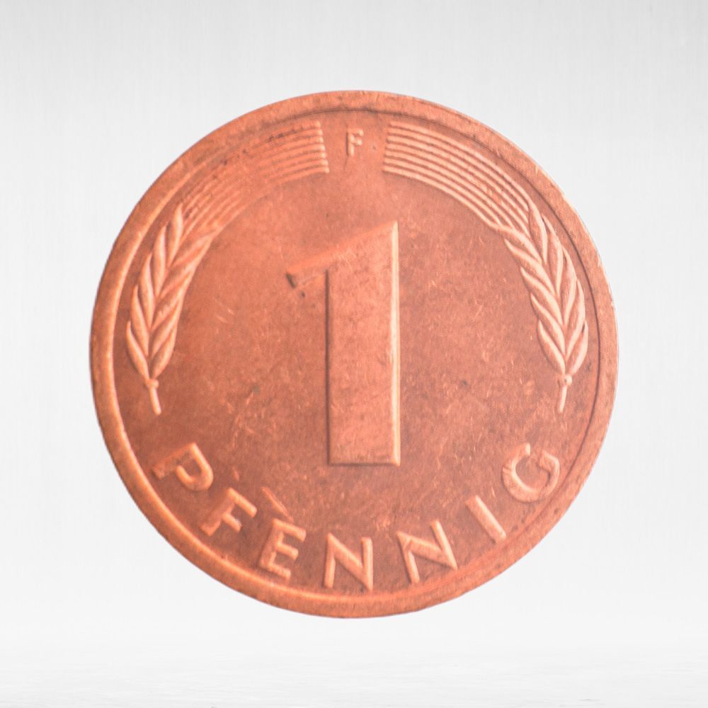 Germany, 1 Pfennig, 1989, (Stuttgart Mint - "F"), XF