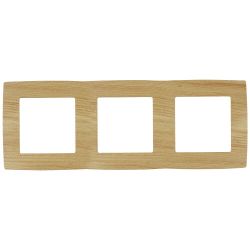 12-5003-11 ЭРА Рамка на 3 поста, Эра12, сосна