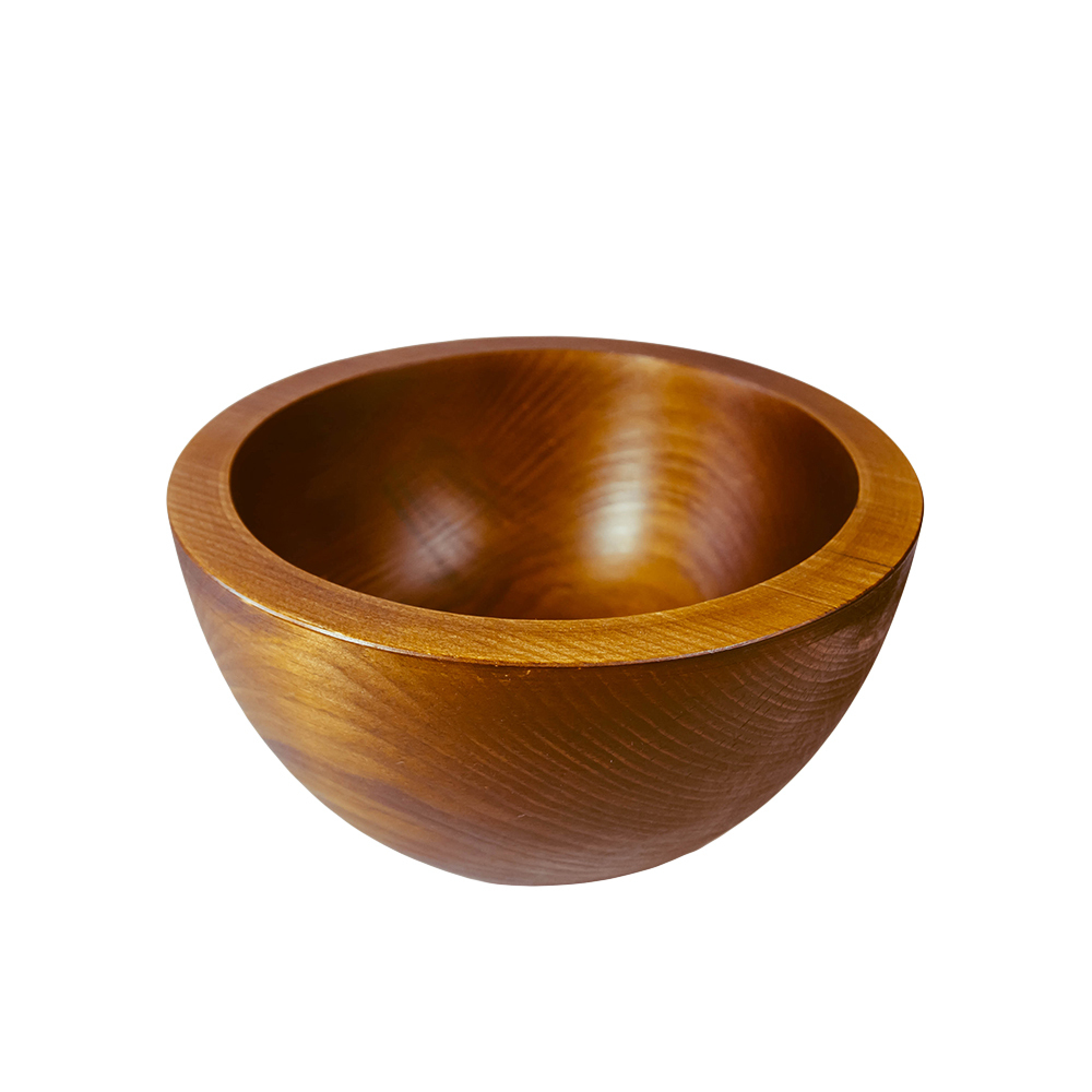 Тарелка-салатница Art of Siberia из сибирского кедра глубокая, 200 мм. T47