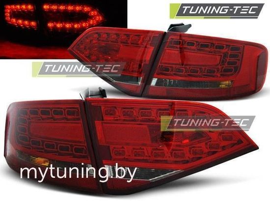 Задние фонари led red smoke для Audi A4 B8