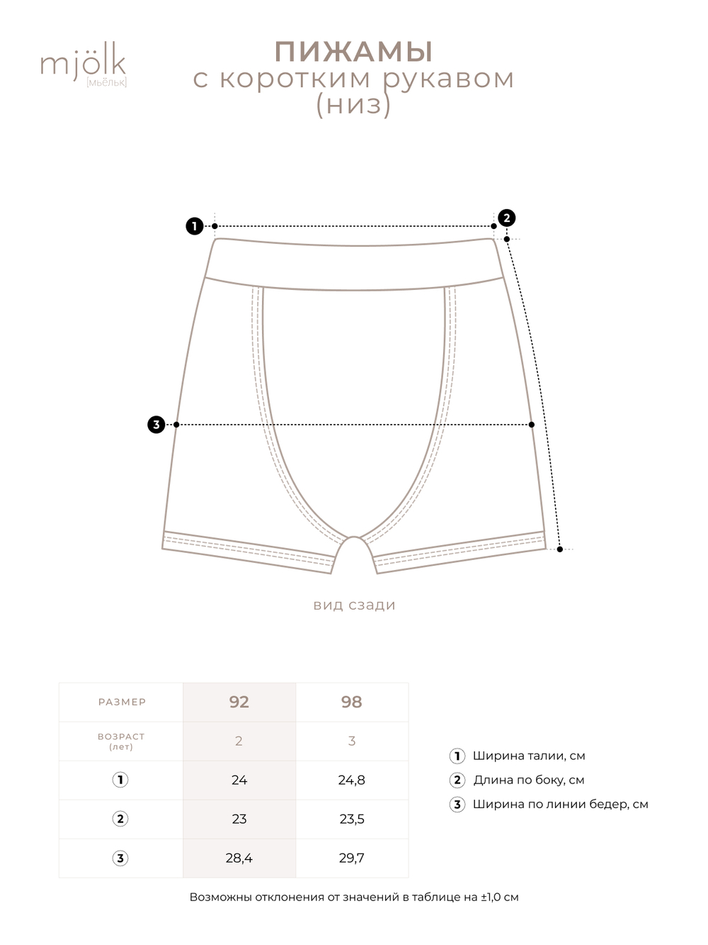 Пижама Mjölk Шарики