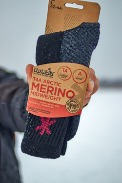Носки Norfin T4A ARCTIC MERINO MIDWEIGHT р. (39-41) M