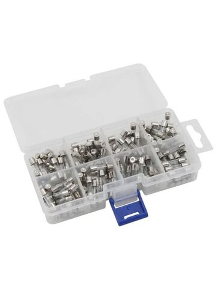 Набор стеклянных цилиндрических предохранителей 5x20 (0.25А-20A) 10 видов по 10 шт