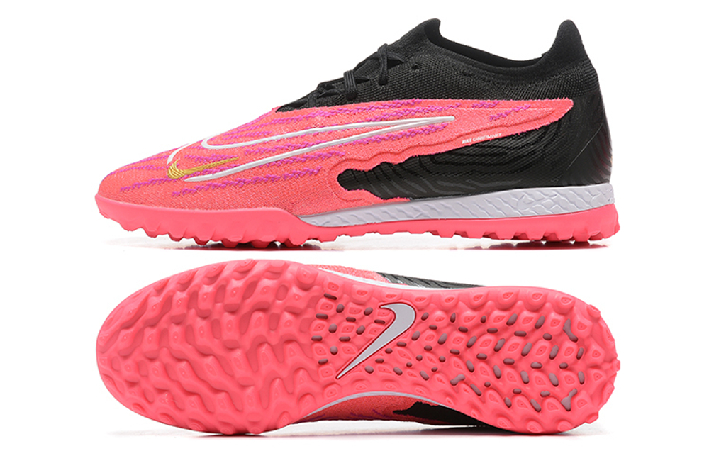 Шиповки Nike Phantom GX Elite TF (Черный +розовый)