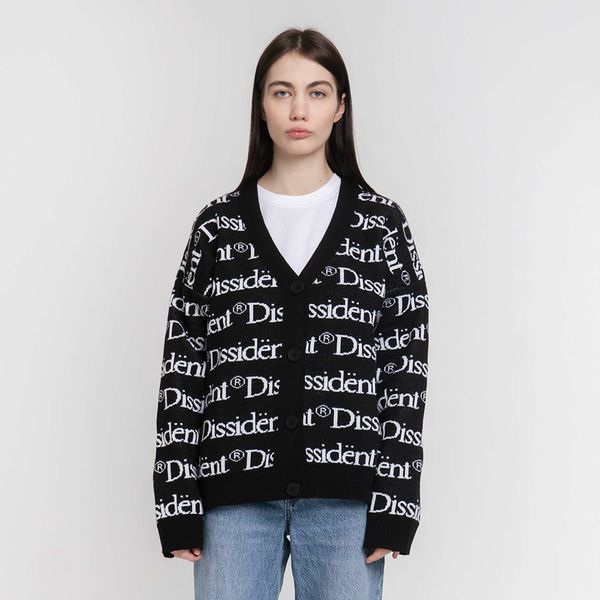 Кардиган Logo Pattern Черный - фото 2
