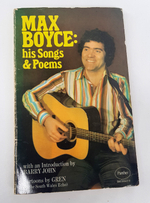 His Songs @ Poems. Max Boyce