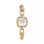 Часы - браслет из жёлтого золота 18k с бриллиантами, Tiffany ⚜️Hard Wear watch pearl