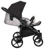 Детская коляска Tutis Novo Reflective 3 в 1 1142289 Кожа Pearl Metalic/Black Reflective Print