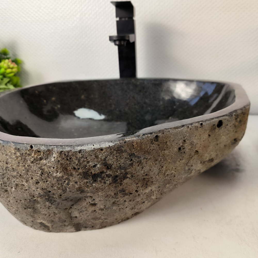 Раковина из речного камня ПАРА! RS-35363 47*40*14 0865