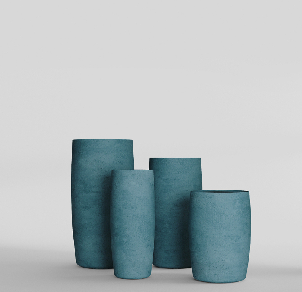 Кашпо, коллекция Color, форма CIGAR