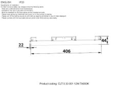 Светильник трековый магнитный Crystal Lux CLT 0.33 001 12W BL T4000K