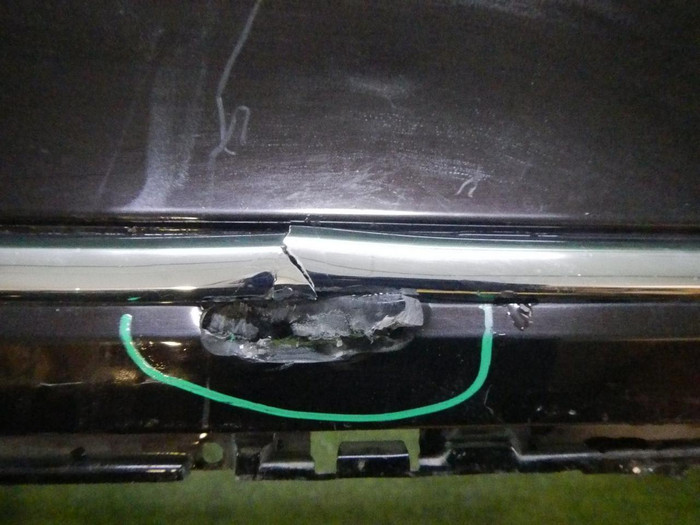 Бампер задний Mercedes S W222 (2013-2017)