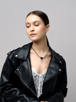 Колье "Black Soul Trio" Silver