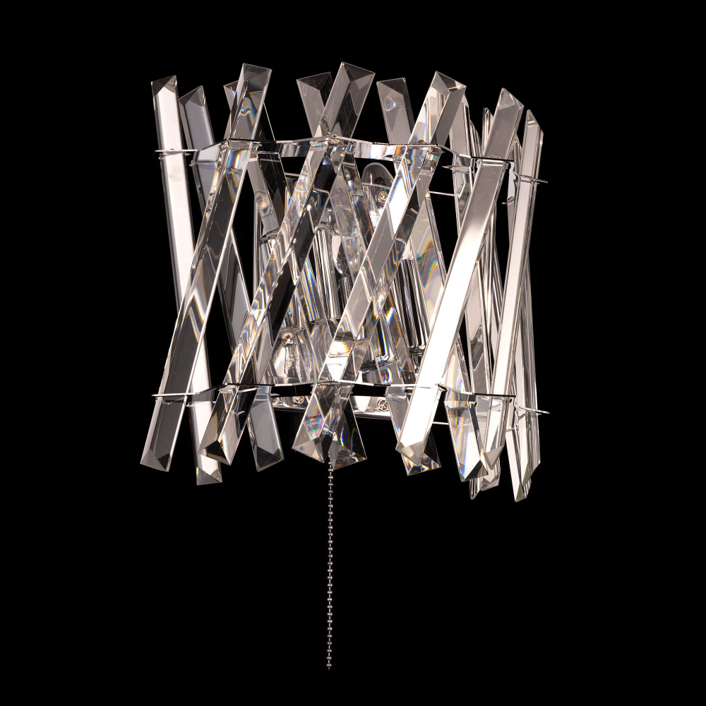 Citilux Ингвар CL334421 Бра хрустальное с выключателем Хром