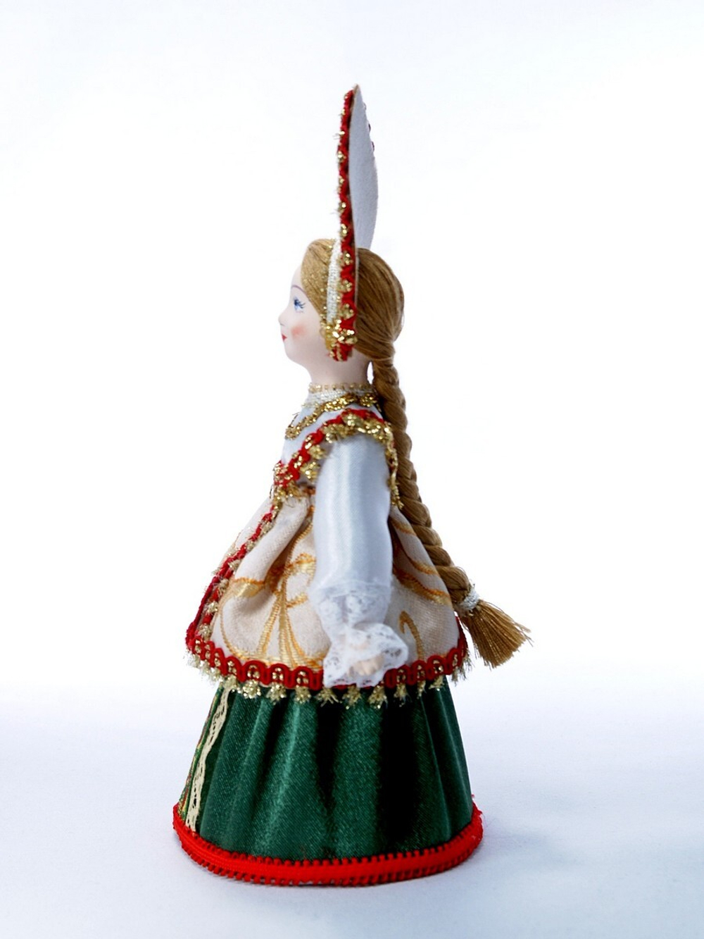 Кукла коллекционная в русском девичьем костюме