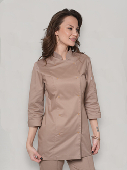 Китель поварской | Бл-318 к 3/4 статус стрейч