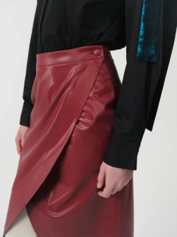 Юбка на запах из лаке OLA OLA