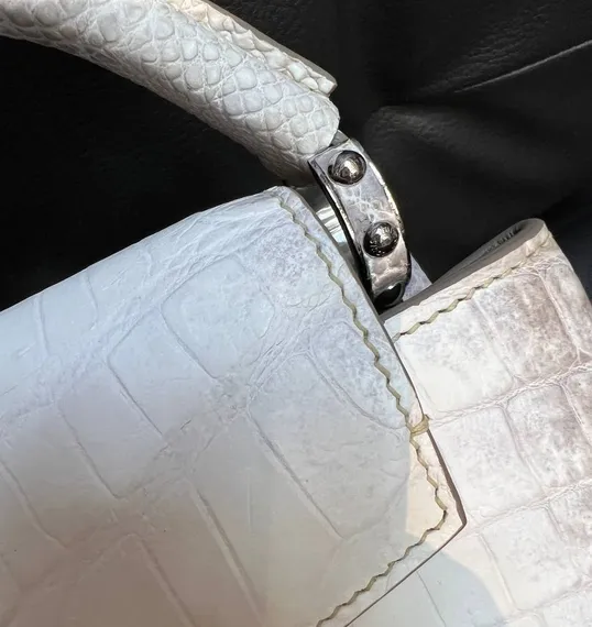 Сумка Louis Vuitton Capucines Mini белый