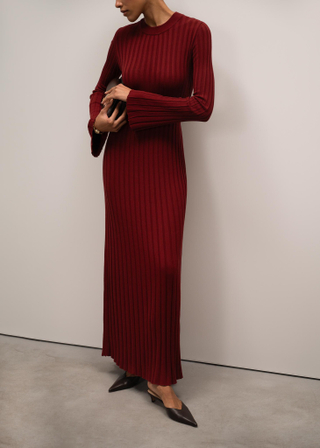 Платье ZEENA, тёмно-бордовый