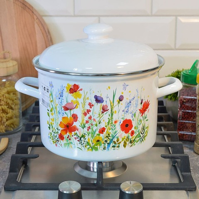 Кастрюля 4,5л "Цветущий луг"