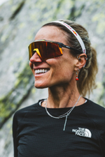 Спортивные очки 100% AEROCRAFT Soft Tact Black / HiPER Red Mirror Lens