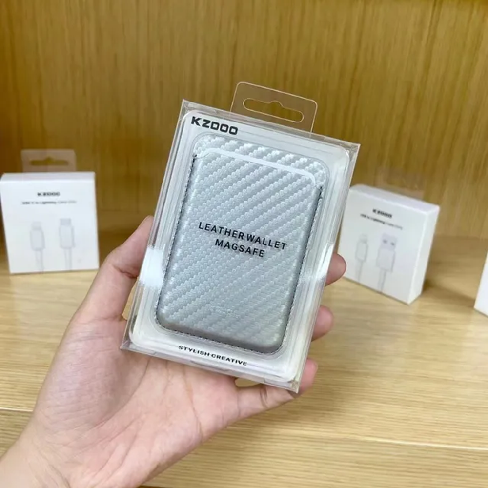 Визитница-картхолдер KZDOO Wallet MagSafe Carbon
