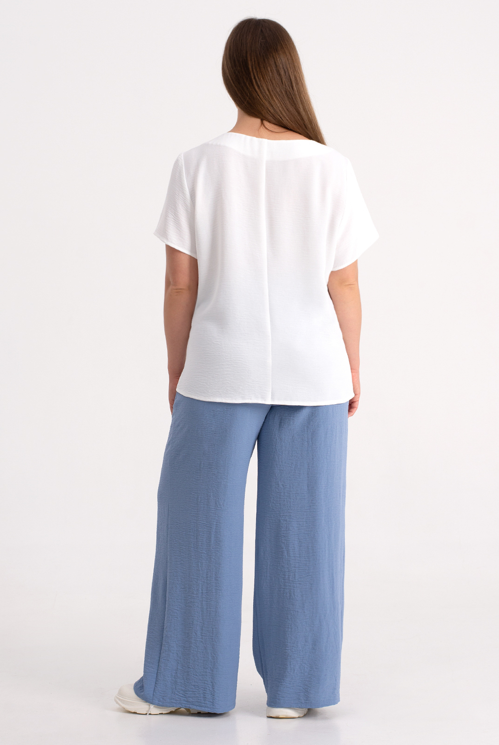 Блузка женская 4132ВП, белый #30Б094132ВП