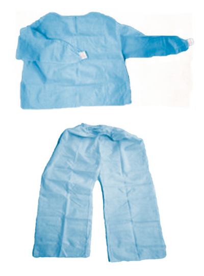 Костюм хирургический Тип 2 (рубашка с длинным рукавом + брюки) нестерильный Инмедиз