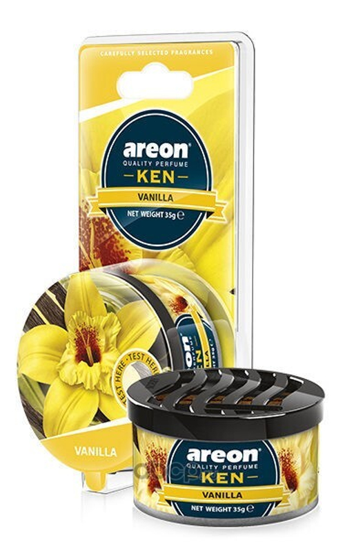 Ароматизатор на панель  KEN BLISTER  Ваниль (AREON)