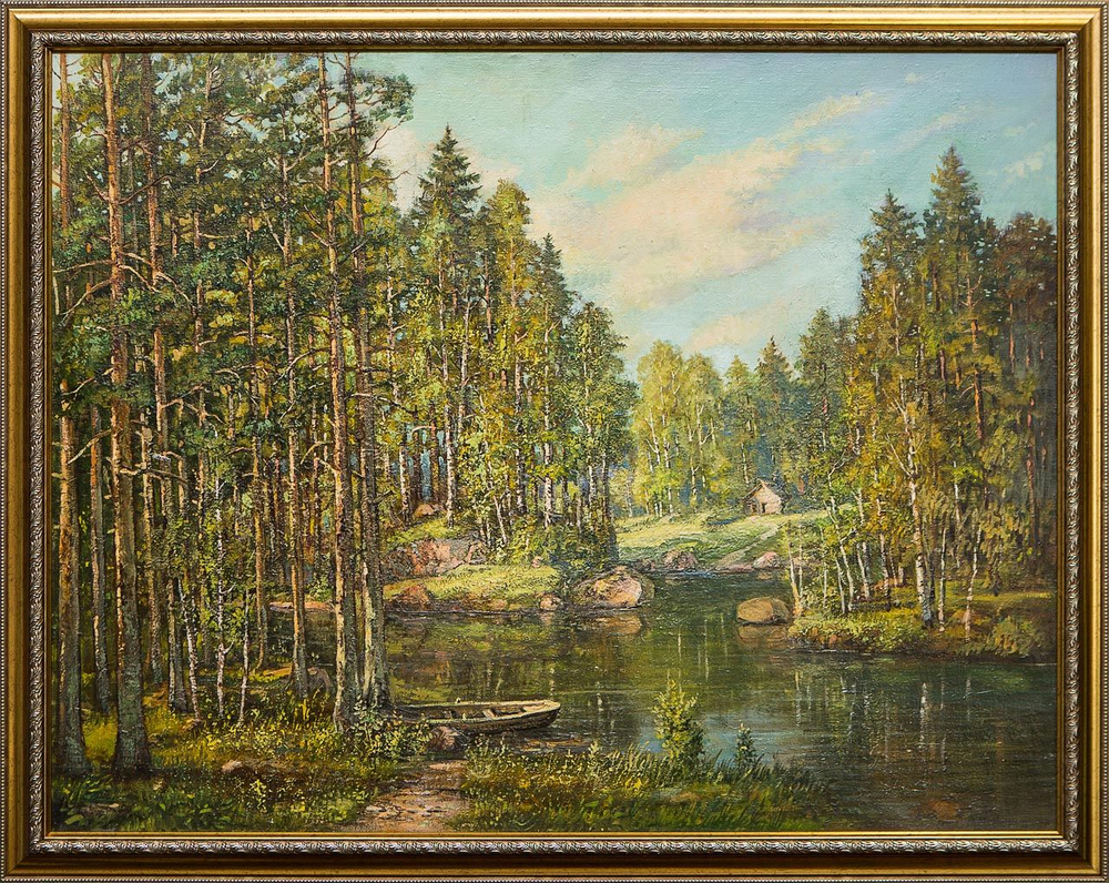 Картина маслом "Утро" Воробьев