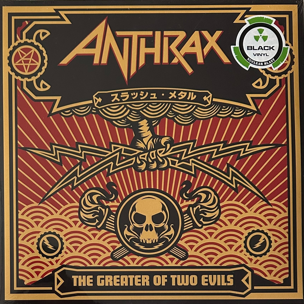 Anthrax ‎– The Greater Of Two Evils 2LP (Германия 2017г.)