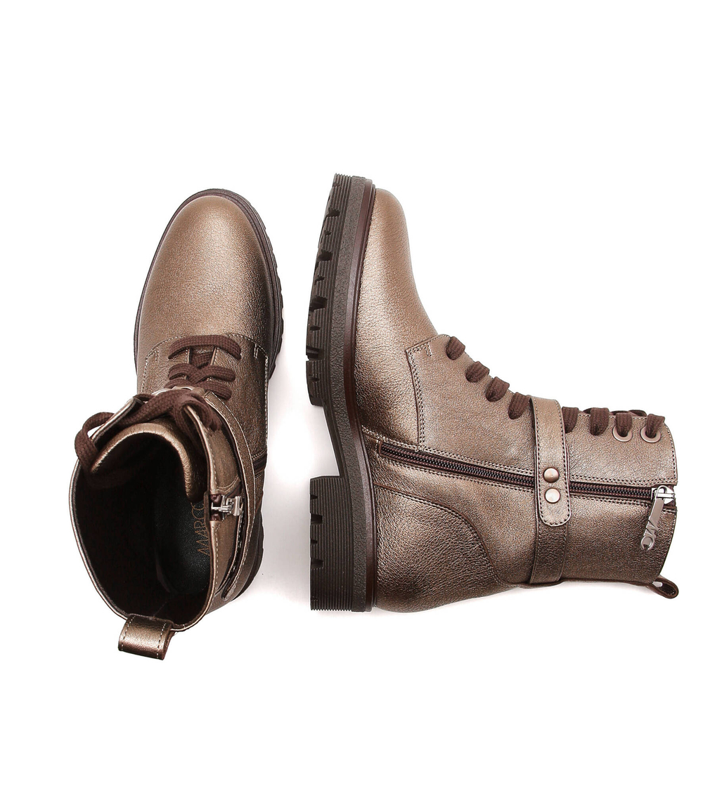 Кожаные ботильоны Marc Cain - золотой(TB SB.05 L30)