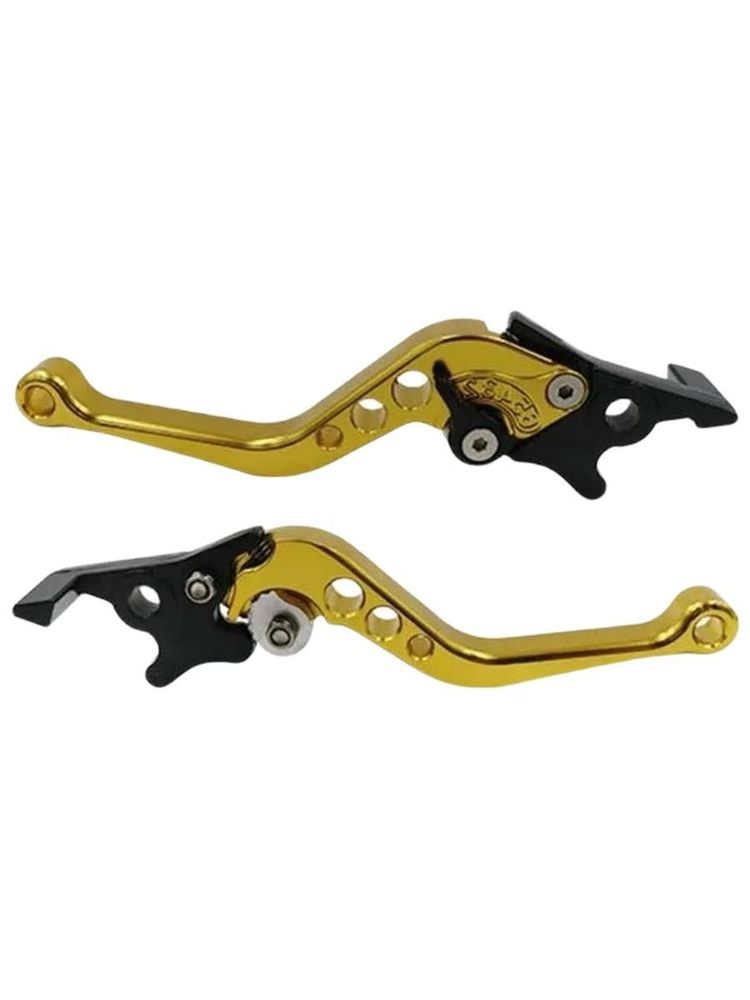 Ручки тормоза с регулировкой комплект золотые для электровелосипеда