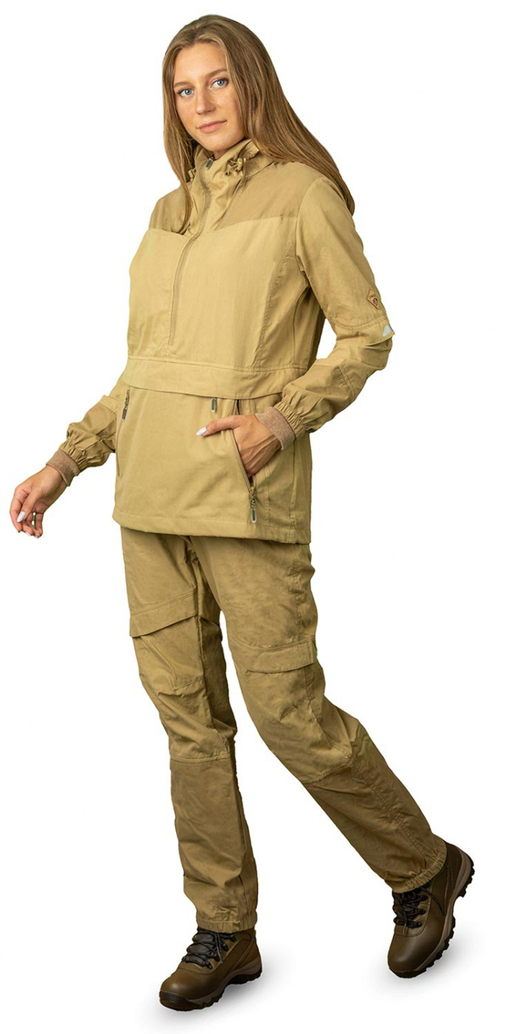 Костюм женский Orion Active "Элит Барьер" (хлопок, нейлон), светло-бежевый