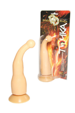 Универсальный массажер точки G и простаты Джага Джага 17 см (Цвет: телесный)