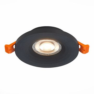 Встраиваемый светильник 1*GU10 ST205.408.01 чёрный Gera ST-Luce