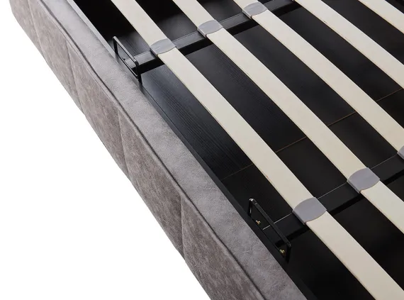 Кровать Hush с подъемным механизмом, 160х200 см, темно-бежевая