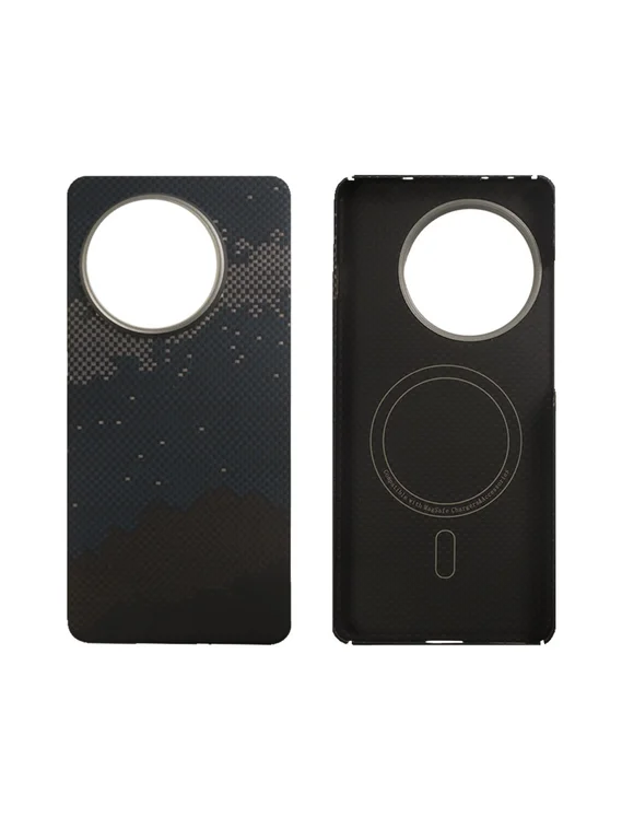 Карбоновый чехол для Oneplus 13R / Ace 5 / Ace 5 Pro с MagSafe Галактика (Galaxy)