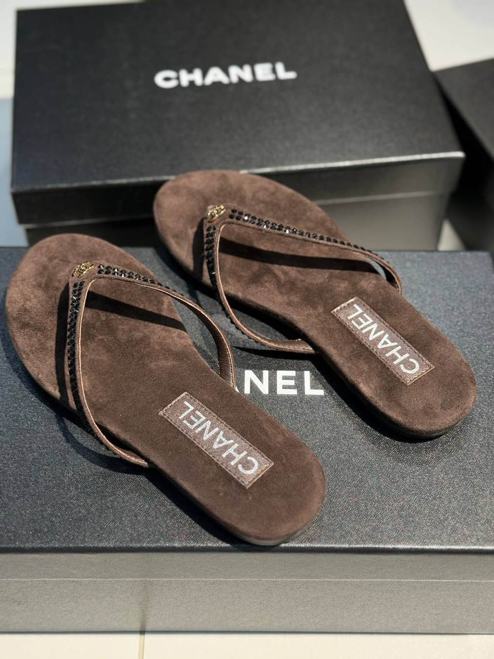 Шлепанцы CHANEL