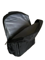 Рюкзак городской текстильный QOZA, черный, 12 л.