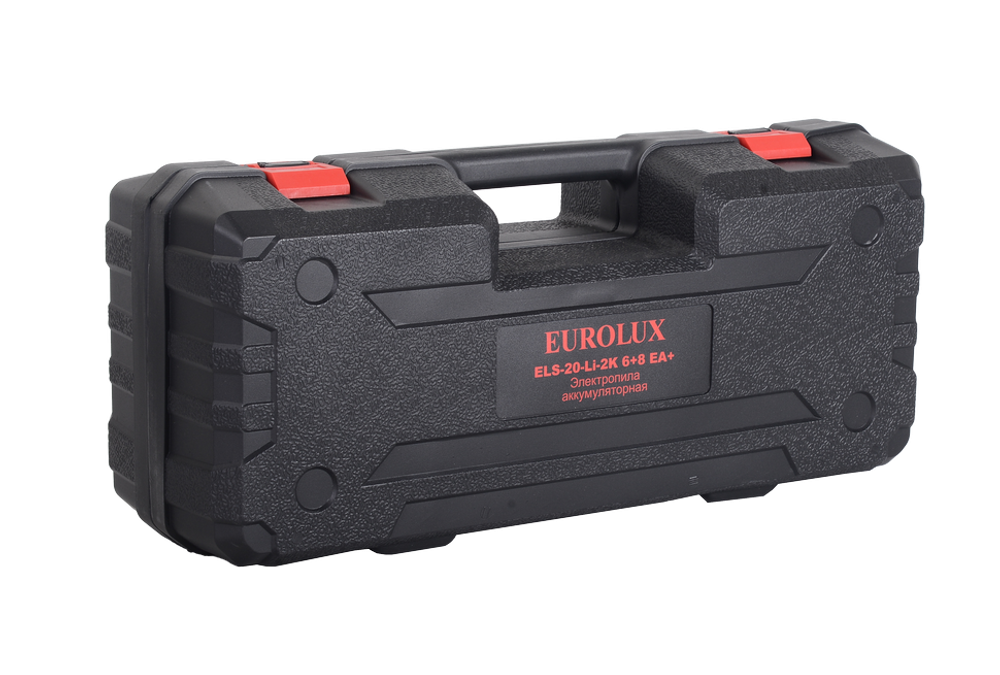 Электрическая аккумуляторная пила ELS-20-Li-2К 6+8 Eurolux (две цепи,две шины,2 АКБ и ЗУ в компл)