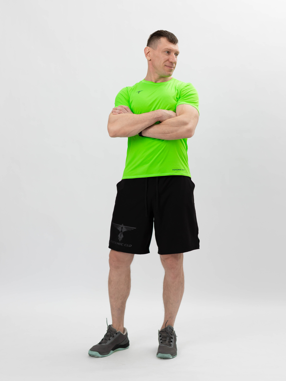 Футболка спортивная TOTEMIC CLO зеленый неон